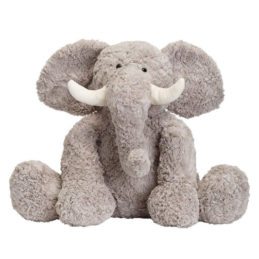 JOON BOBO THE ELEPHANT STUFFED ANIMAL, GREY, 15 INCHES
