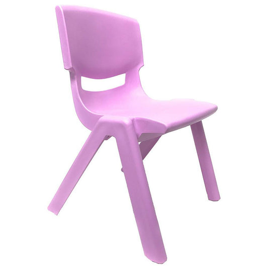 JOON Stackable Plastic Kids Learning Chairs, Lilac, 20.5x12.75X11 Inches, 2-Pack