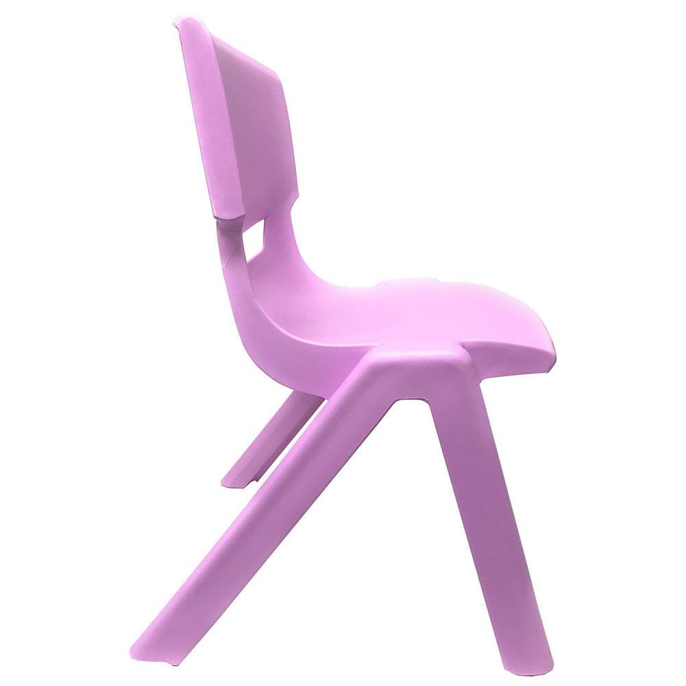JOON Stackable Plastic Kids Learning Chairs, Lilac, 20.5x12.75X11 Inches, 2-Pack